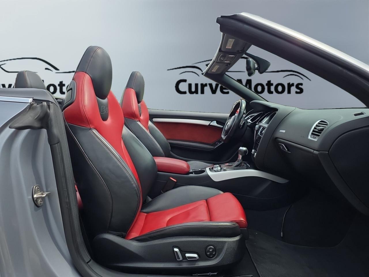 2017 Audi S5 CONVERTIBLE * NO ACCIDENTS / RED INTERIOR / FLAT B Photo
