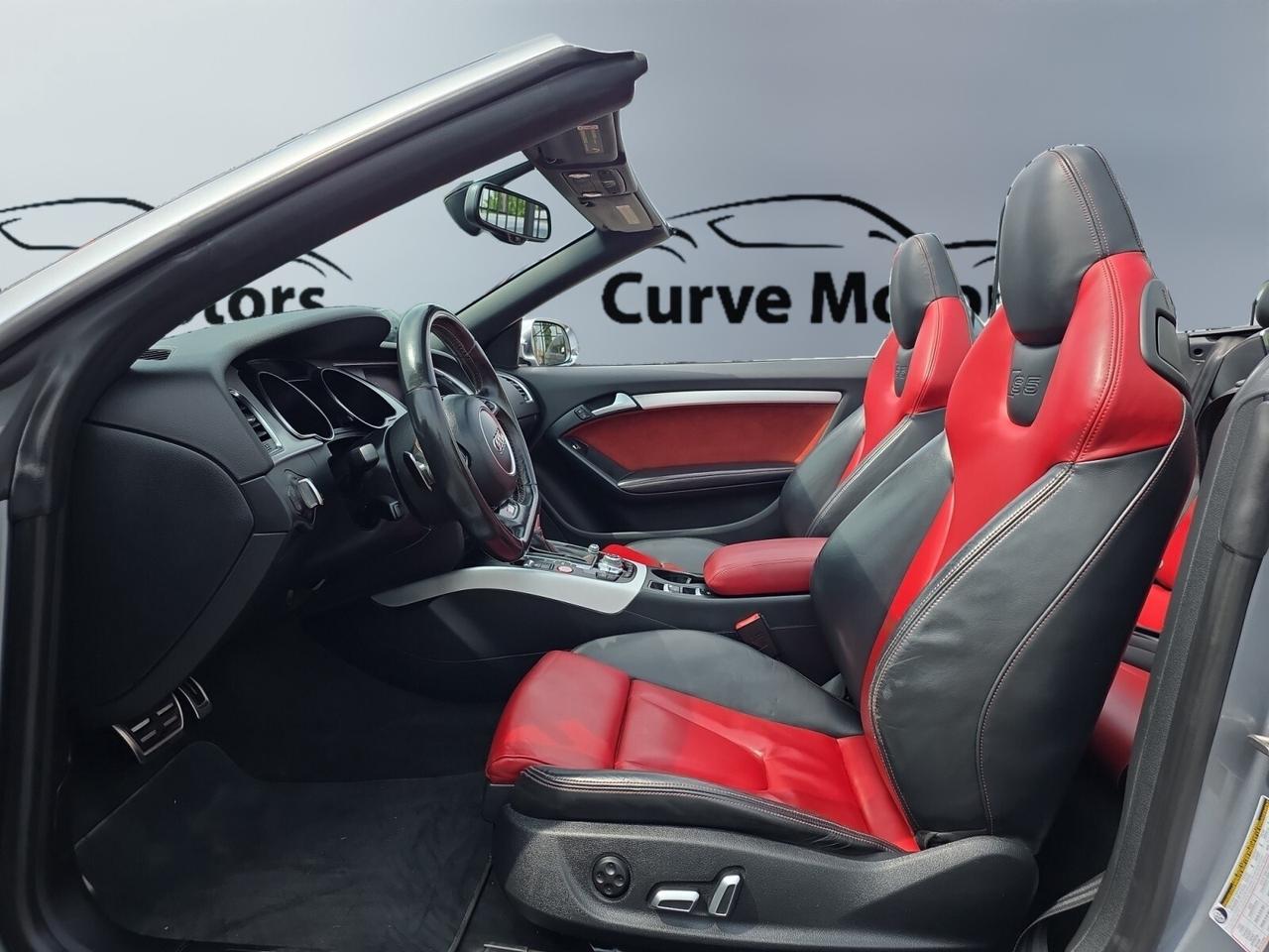 2017 Audi S5 CONVERTIBLE * NO ACCIDENTS / RED INTERIOR / FLAT B Photo