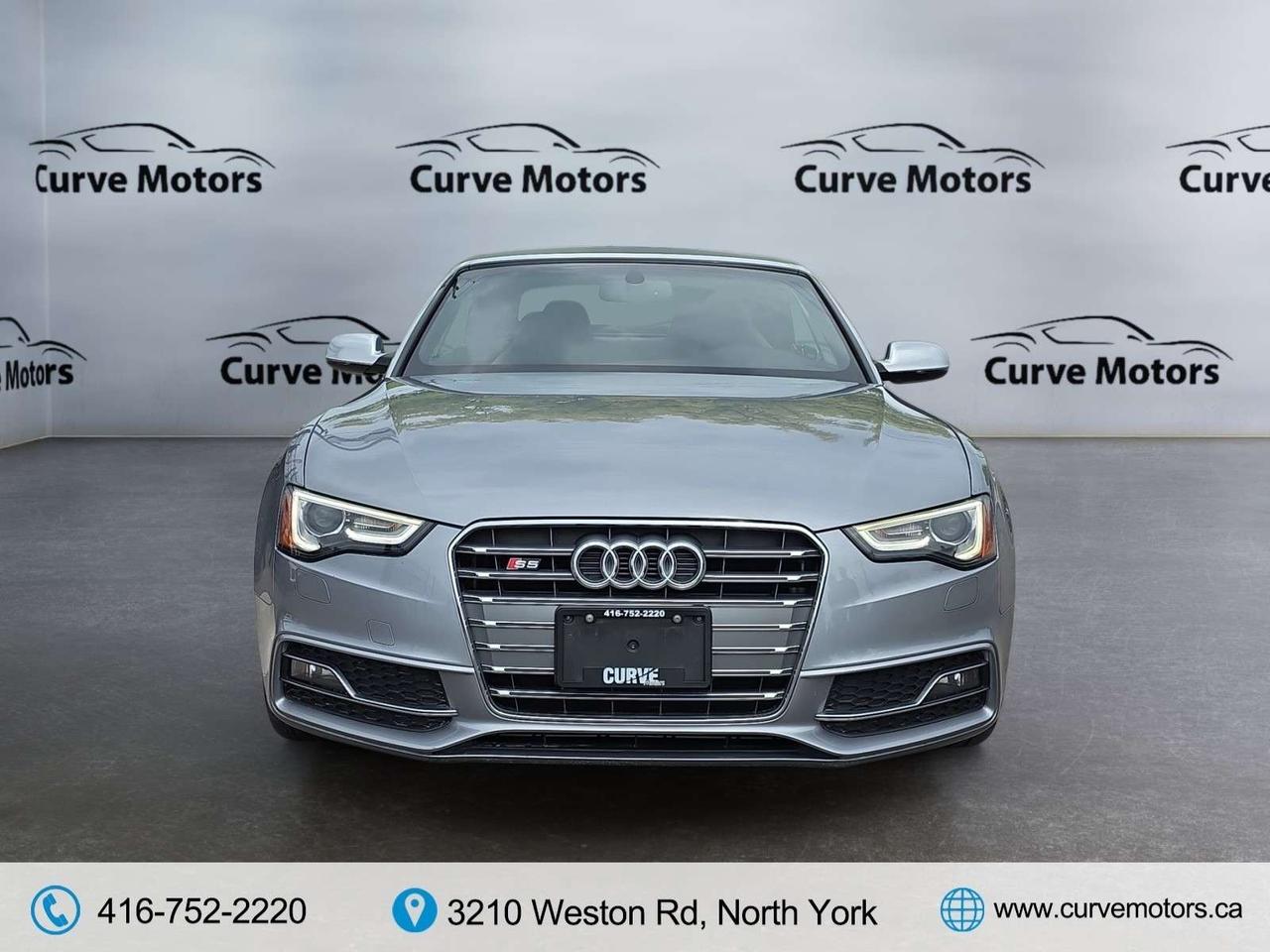 2017 Audi S5 CONVERTIBLE * NO ACCIDENTS / RED INTERIOR / FLAT BOTTOM STEERING Photo