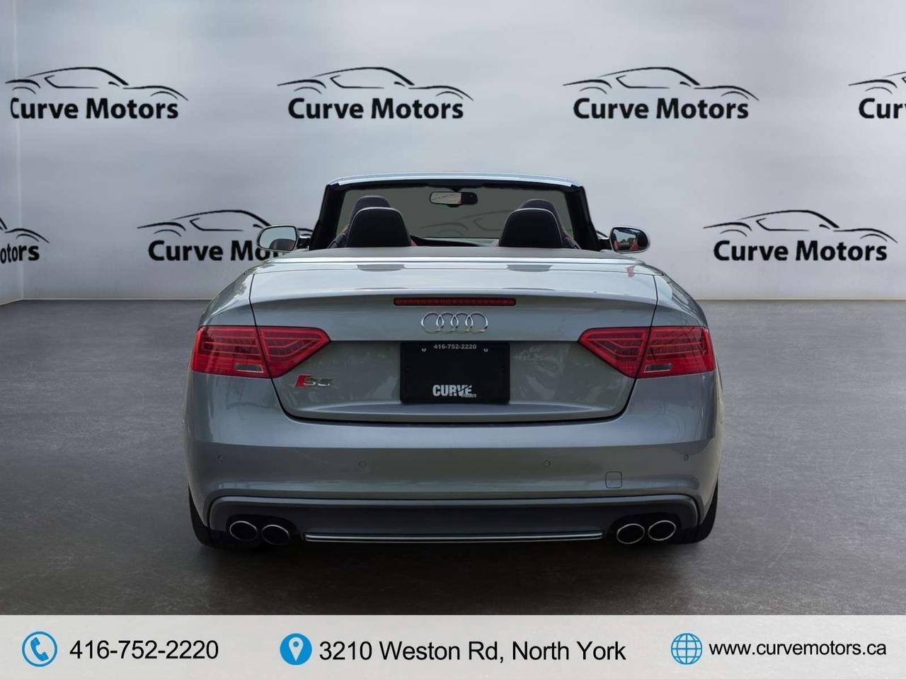 2017 Audi S5 CONVERTIBLE * NO ACCIDENTS / RED INTERIOR / FLAT BOTTOM STEERING Photo