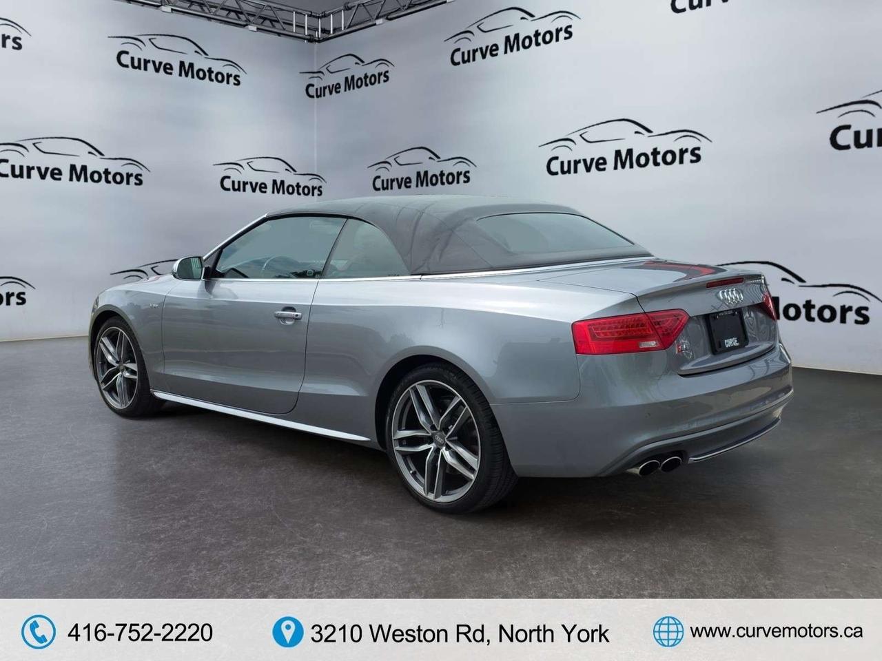 2017 Audi S5 CONVERTIBLE * NO ACCIDENTS / RED INTERIOR / FLAT BOTTOM STEERING Photo