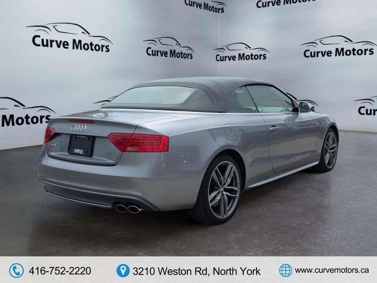 2017 Audi S5 CONVERTIBLE * NO ACCIDENTS / RED INTERIOR / FLAT BOTTOM STEERING Photo