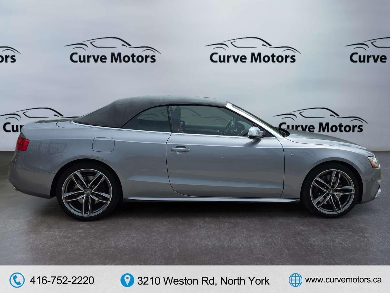 2017 Audi S5 CONVERTIBLE * NO ACCIDENTS / RED INTERIOR / FLAT BOTTOM STEERING Photo