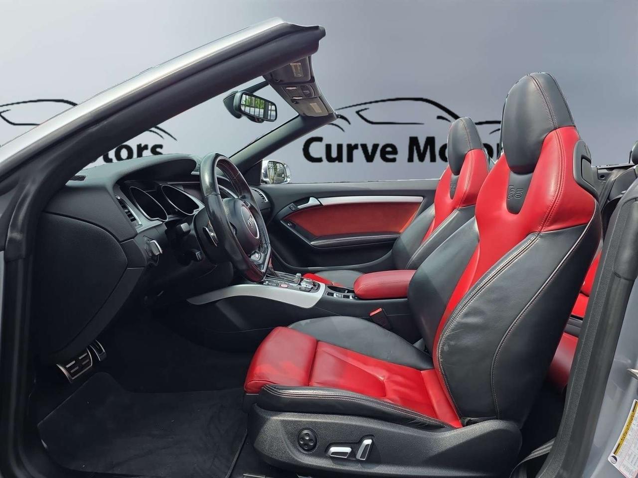 2017 Audi S5 CONVERTIBLE * NO ACCIDENTS / RED INTERIOR / FLAT BOTTOM STEERING Photo