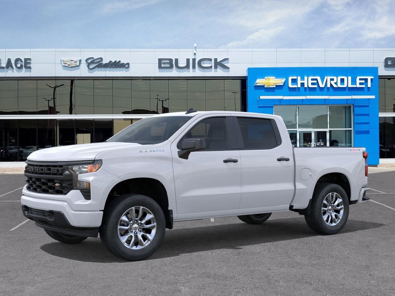 2026 Chevrolet Silverado 1500 4WD Crew Cab 147  Custom Courtesy Vehicle Photo
