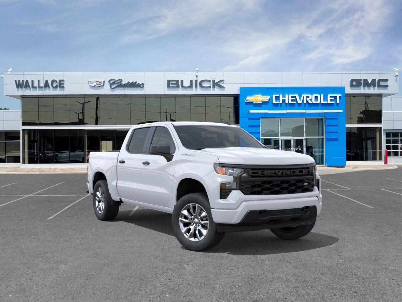 2026 Chevrolet Silverado 1500 4WD Crew Cab 147  Custom Courtesy Vehicle Photo