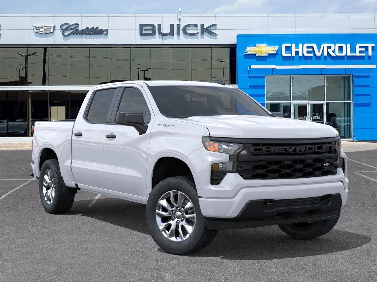 2026 Chevrolet Silverado 1500 4WD Crew Cab 147  Custom Courtesy Vehicle Photo