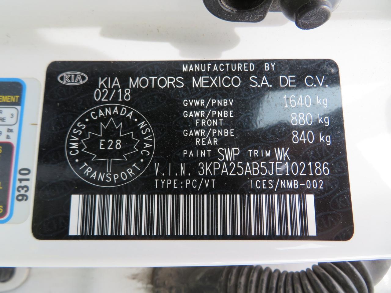2018 Kia Rio 5-door LX Photo