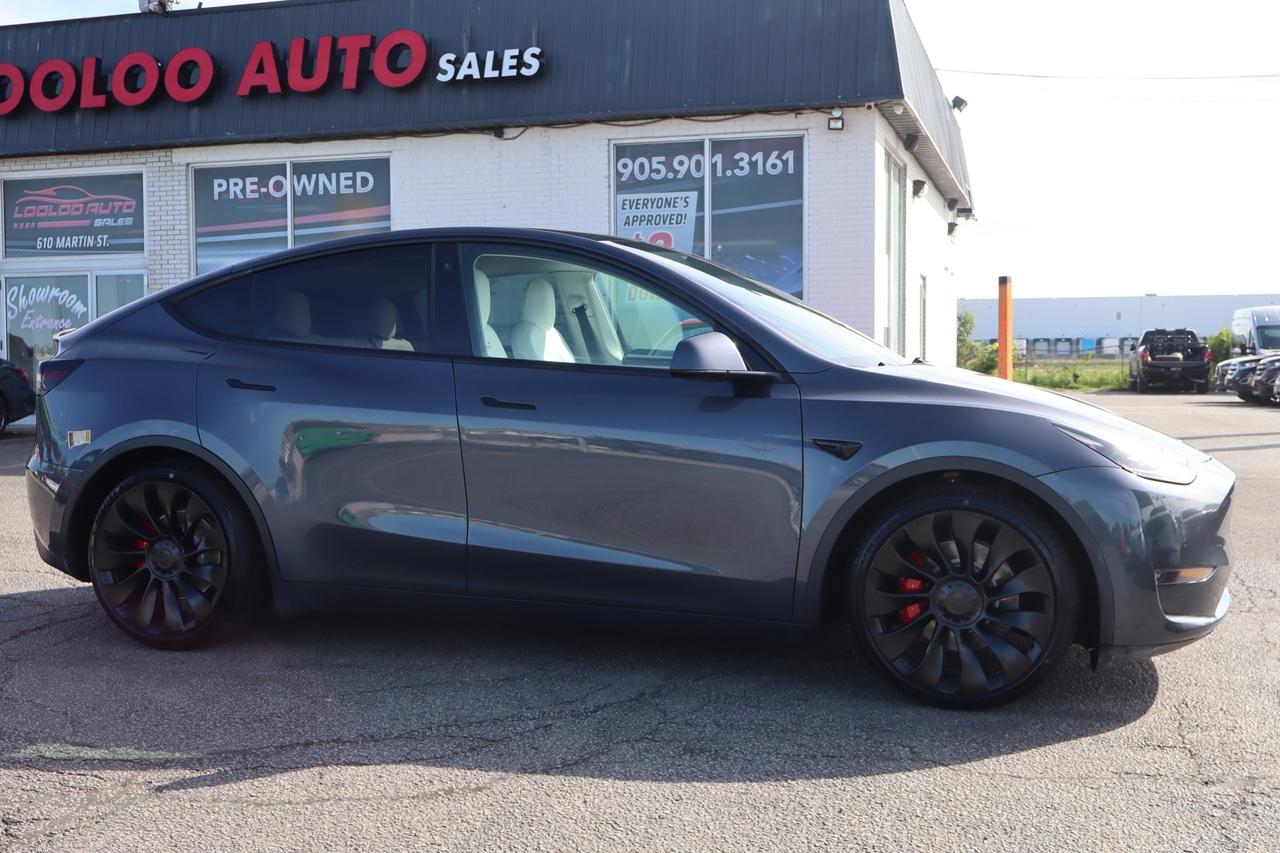 2022 Tesla Model Y Performance   Dual Motor   No Accident   White Int Photo
