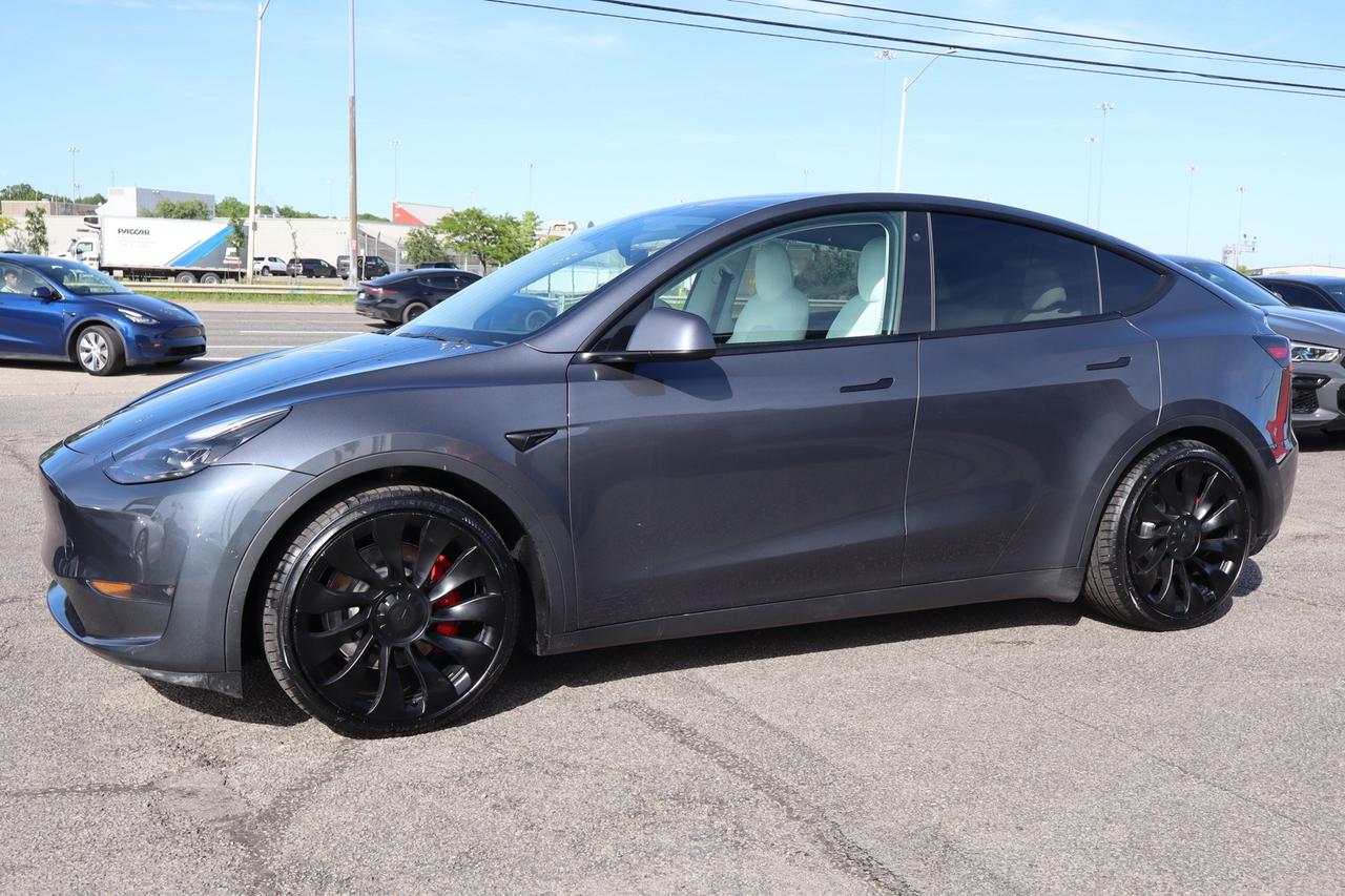 2022 Tesla Model Y Performance   Dual Motor   No Accident   White Int Photo