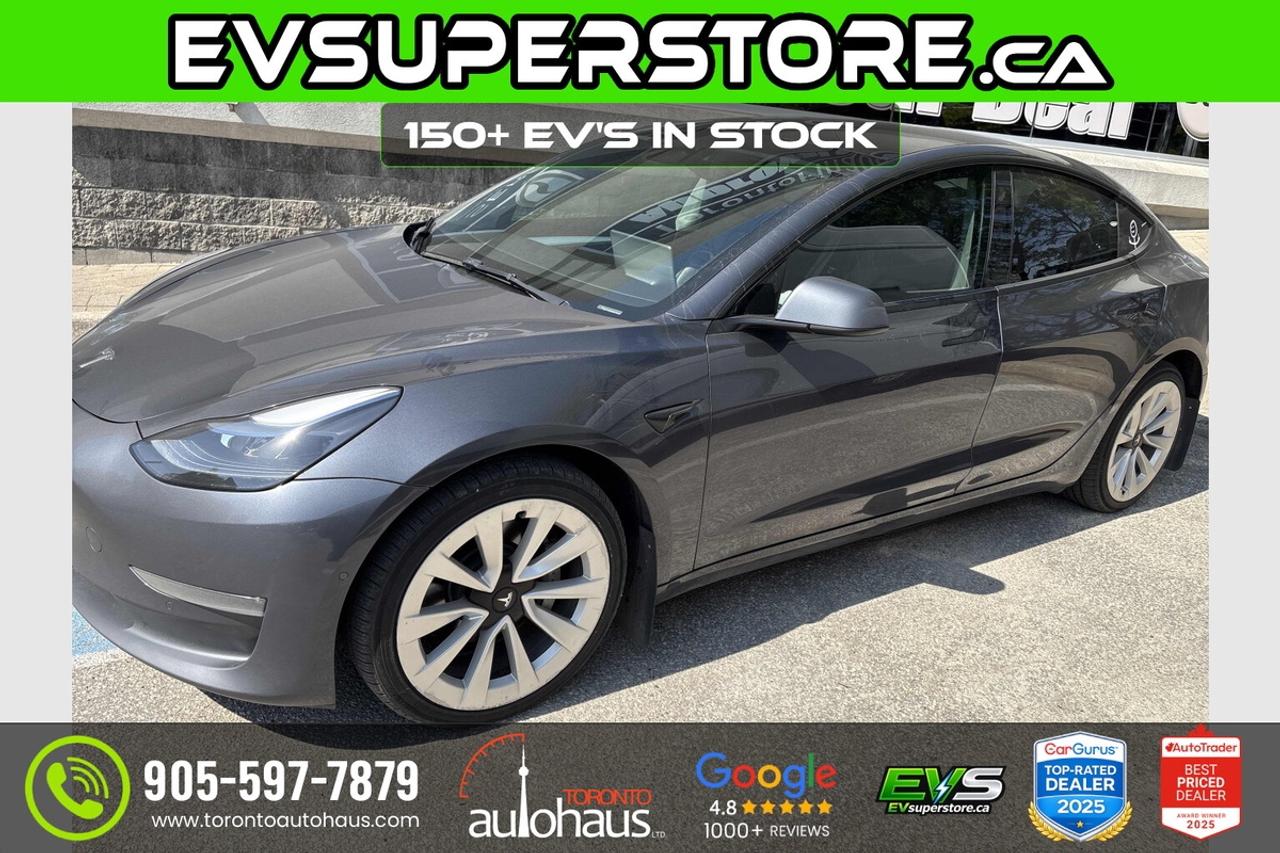 2022 Tesla Model 3 LR AWD I EVSUPERSTORE.CA Photo