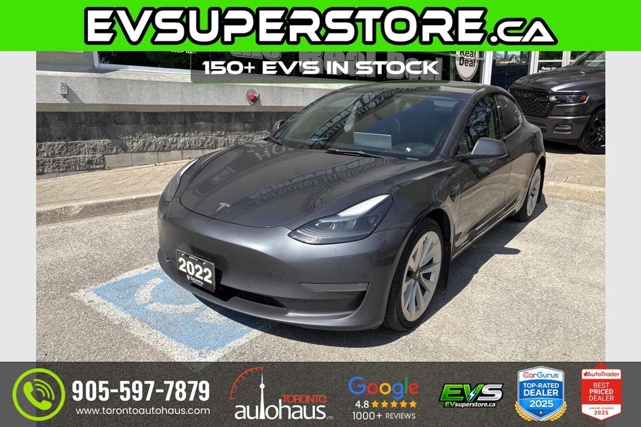 2022 Tesla Model 3 LR AWD I EVSUPERSTORE.CA Photo