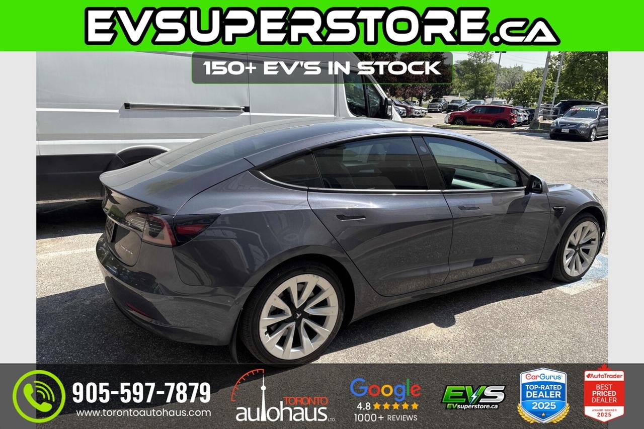 2022 Tesla Model 3 LR AWD I EVSUPERSTORE.CA Photo