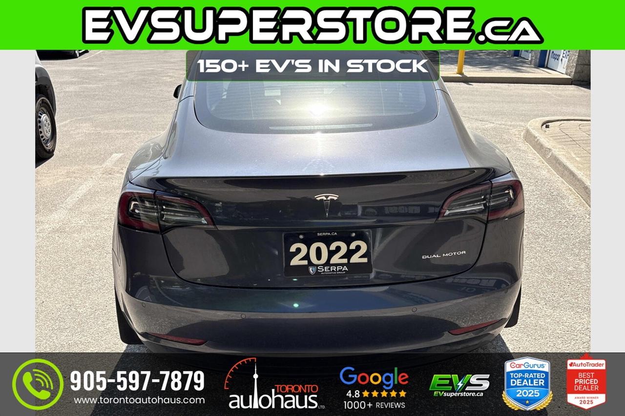 2022 Tesla Model 3 LR AWD I EVSUPERSTORE.CA Photo