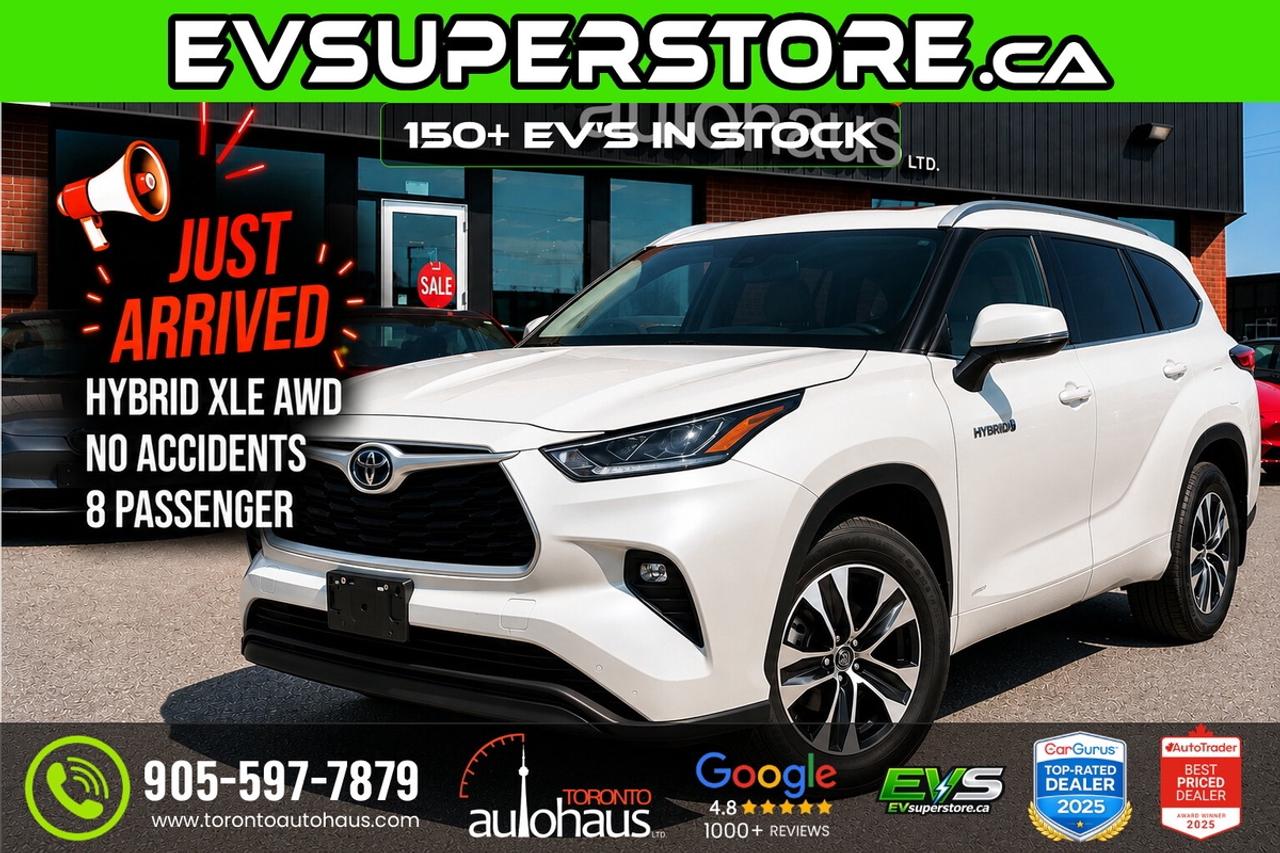 2021 Toyota Highlander HYBRID XLE AWD I NO ACCIDENTS I 8 SEATER Photo0