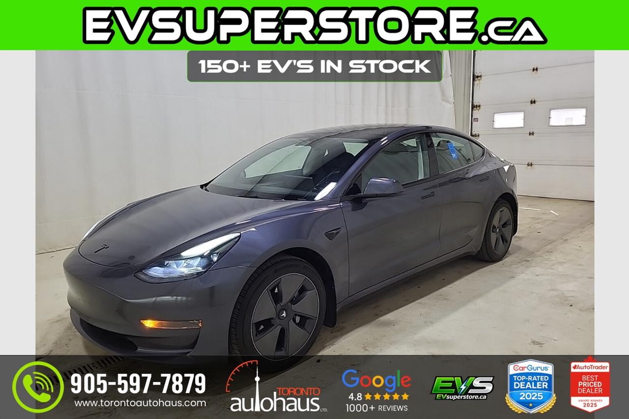 2023 Tesla Model 3 LFP I 100+ EV's at EVSUPERSTORE.ca Photo