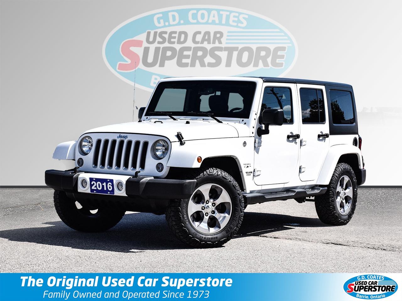 2016 Jeep WRANGLER UNLIMITED Sahara 4x4 ~Nav ~Heated Mirrors ~Power Windows Photo0