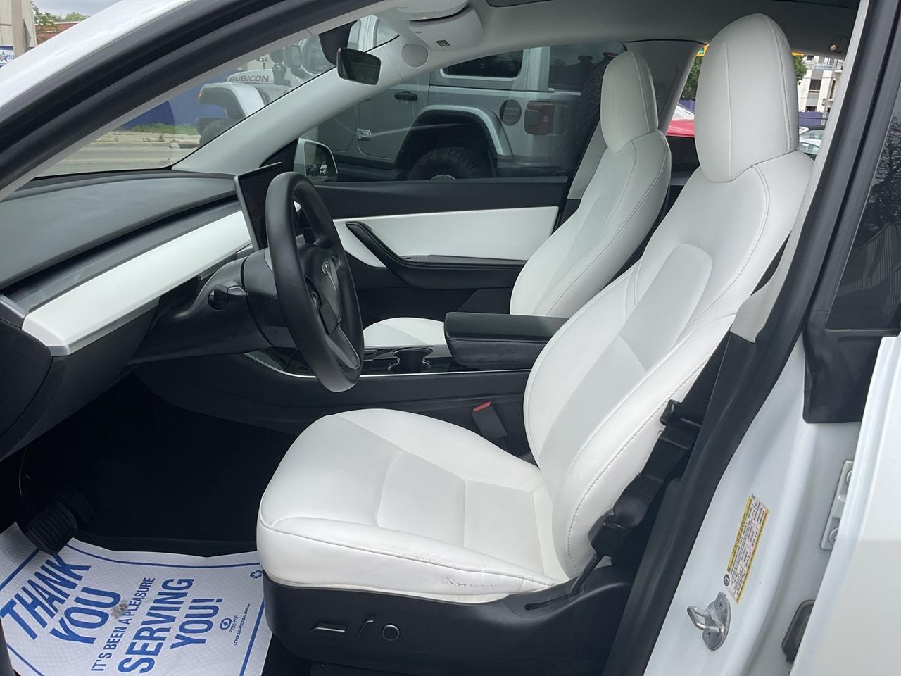 2021 Tesla Model Y Long Range - WHITE LEATHER! NA! CAMERAS! EV RATES! Photo
