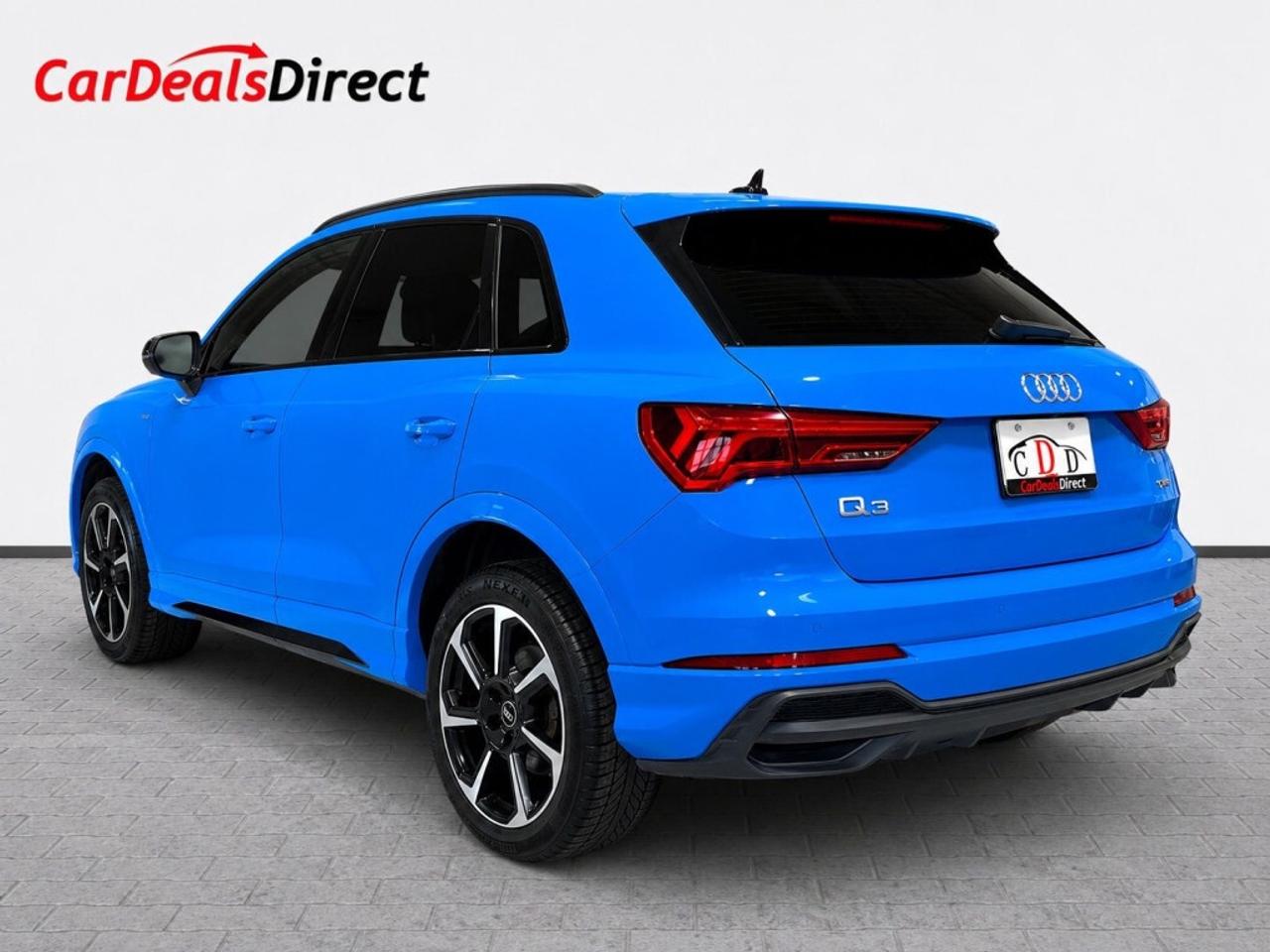 2022 Audi Q3 One Owner Q3 Premium Plus S Line   Turbo Blue   qu Photo4