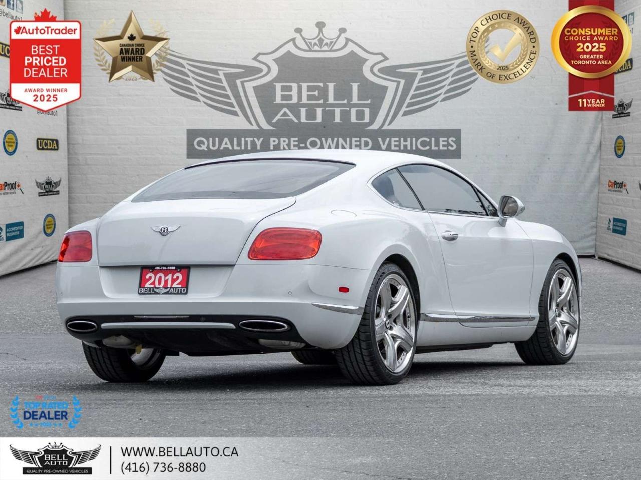 2012 Bentley Continental GT W12   NAVI   B.CAM   NAIM AUDIO   REAR SPOILER   NOACCIDENT Photo