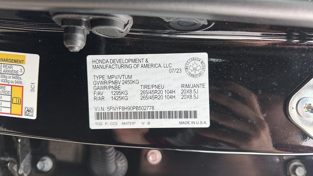 2023 Honda Passport Touring AWD Photo