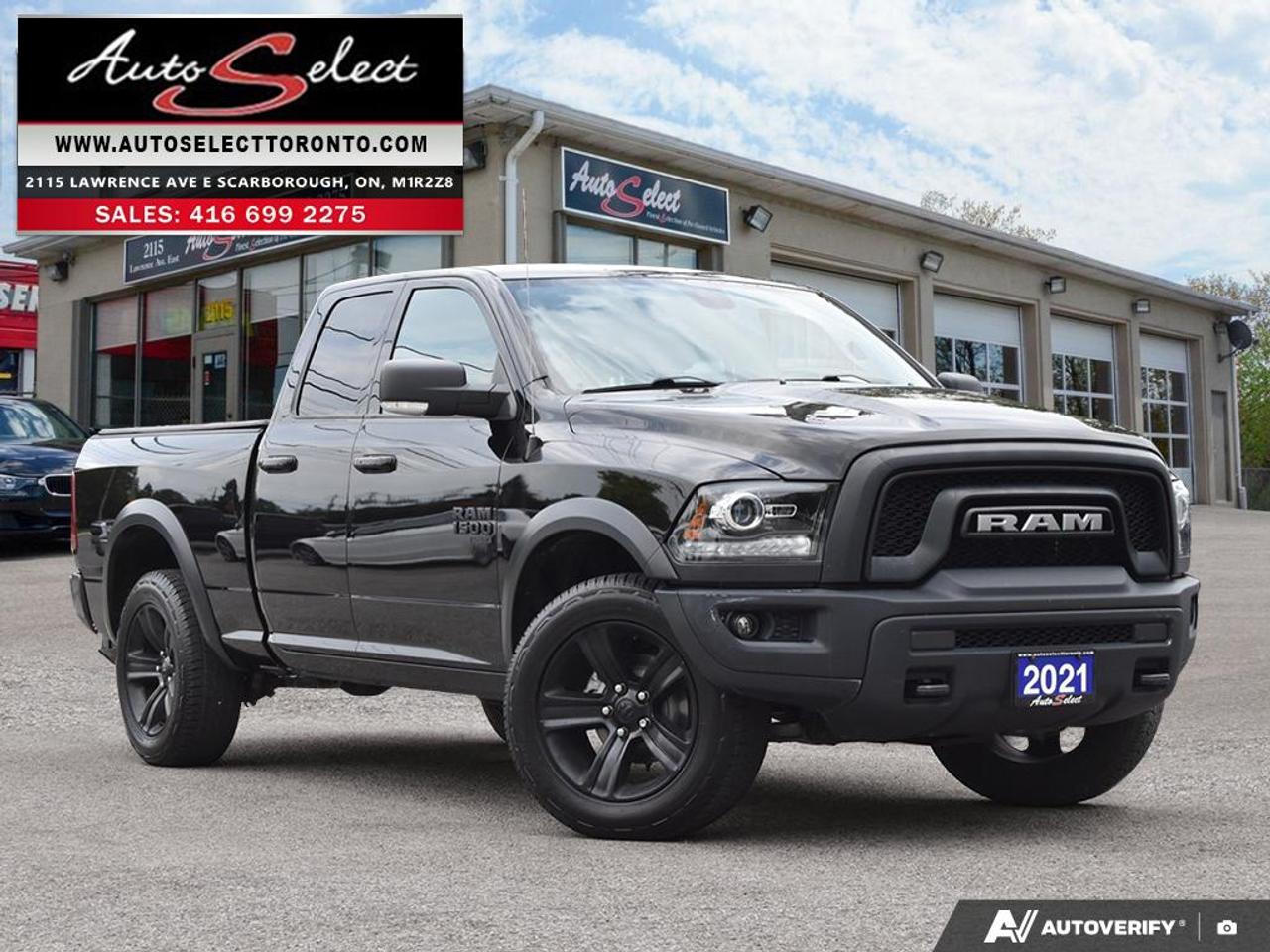 2021 RAM 1500 Classic Warlock 4X4 - SLT - 3.6L V6 - Apple Carplay - Clean Carfax Photo