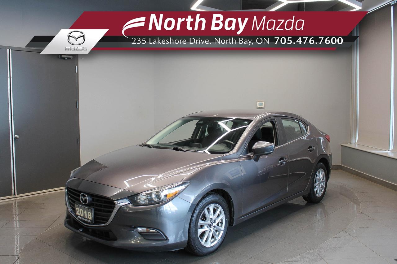 2018 Mazda MAZDA3 GS NAVIGATION - CLOTH UPHOLSTERY - HEATED FRONT SEATS/STEERING WHEEL Photo