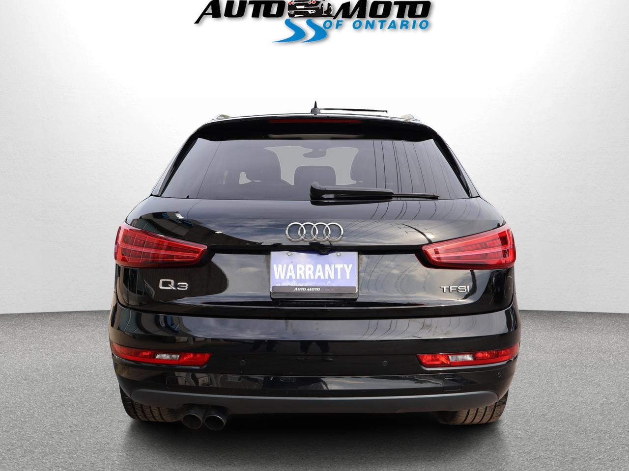 2017 Audi Q3 PROGRESSIV CERTIFIED *1 OWNER*ACCIDENT FREE*AUDI MAINTAIN* CAMERA NAV BLUETOOTH LEATHER HEATED SEATS PANO ROOF CRUISE ALLOYS Photo4
