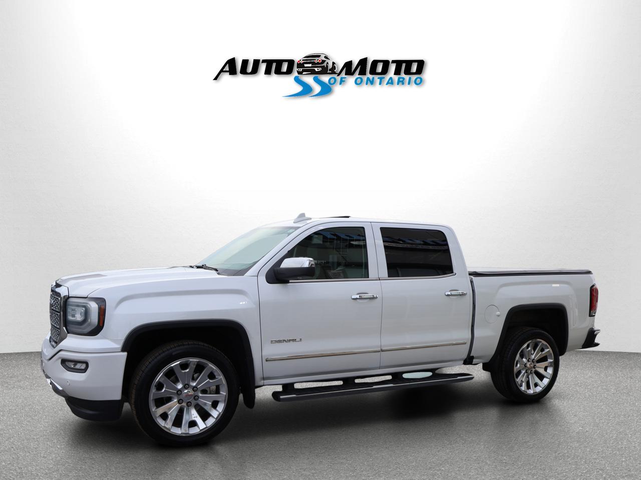 2016 GMC Sierra 1500 V8 DENALI 4WD CREW CERTIFIED CAMERA NAV BLUETOOTH LEATHER HEATED SEATS SUNROOF CRUISE ALLOYS Photo