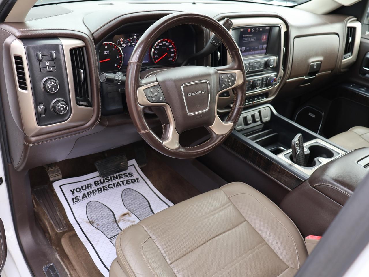 2016 GMC Sierra 1500 V8 DENALI 4WD CREW CERTIFIED CAMERA NAV BLUETOOTH LEATHER HEATED SEATS SUNROOF CRUISE ALLOYS Photo