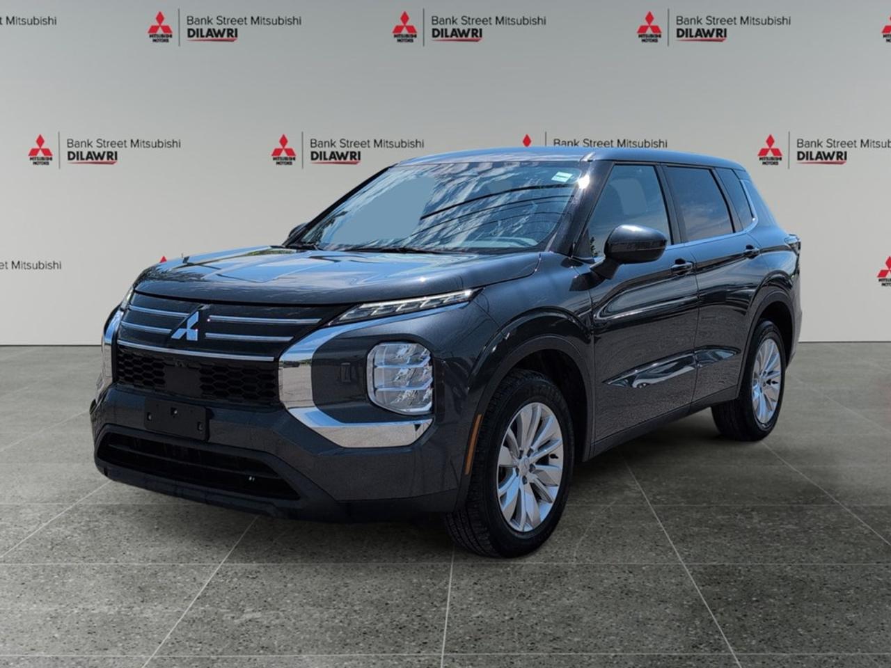 Balance of 5 year/100,000kms BASIC warranty and 10 year/160,000kms Factory Powertrain Warranty on ALL MITSUBISHI products! Best in the industry!!!! Introducing the 2025 Mitsubishi Outlander ES S-AWC in a striking black finish with an advanced AWD drivetrain. This SUV is engineered for exceptional handling and performance, ensuring youre ready for any road conditions with confidence. The Outlander boasts an eye-catching exterior with sleek black lines and robust alloy wheels, while the interior offers refined comfort with leatherette instrument panel trim and a leather/metal-look gear shifter. With a third-row seating option, this vehicle provides ample space and versatility for family and friends. Stay connected and secure on the road with modern technology features including a bluetooth connection and smart device integration. Safety is paramount with features such as a backup camera, lane assist, and parking sensors that provide peace of mind. The heated front seats and mirrors ensure comfort during the colder months. This vehicle is an excellent choice for families and adventurers alike, offering a balance of style, comfort, and reliability. Contact Bank Street Mitsubishi today to learn more about the 2025 Outlander ES S-AWC and schedule your test drive. Your next adventure awaits!