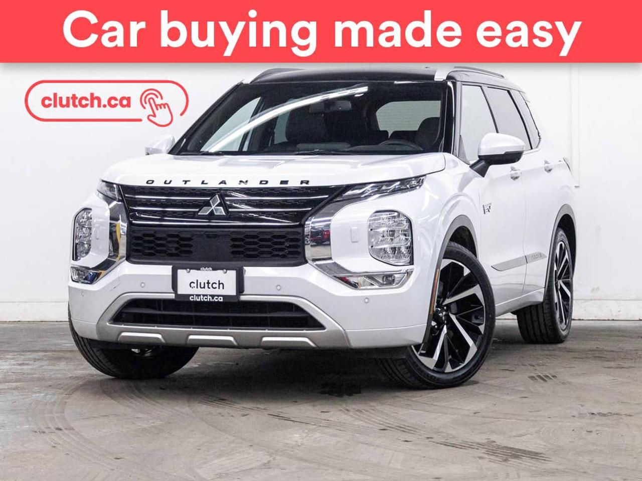 Auto Stop/Start, Electric Parking Brake, Brake Assist and more!<br> <br>Clutch is the largest online used car retailer in Canada, delivering a seamless, hassle-free car-buying experience to drivers everywhere. Shop thousands of used cars online, get the right one delivered to your door, and enjoy peace of mind with our 10-Day Money-Back Guarantee. How sweet is that? To learn more, visit clutch.ca.<br> <br>The top features for this car include:<br> <br>Android Auto<br>Auto Stop/Start<br>Electric Parking Brake<br>Brake Assist<br>Power Tailgate/Hatch<br>Auto Dimming Rearview Mirror<br>Front Heated Seats<br>Folding Rear Seats<br>Rear Heated Seats<br>Manual Fold-Into-Floor Third Row Seat<br>Synthetic Leather Seats<br>Driver Seat Memory System<br>Climate Control<br>Dual Zone Front Climate Control<br>Rear Climate Control<br>Rear Climate Vents<br>Premium Sound System<br>Speed-Sensitive Volume<br>Bluetooth Music<br>Touchscreen Display<br>GPS Navigation<br>Cruise Control<br>Adaptive Cruise Control<br>12V Outlet<br>Hands Free Device Connectivity<br>Apple CarPlay<br>Wireless Charging<br>USB Input<br>Keyless Entry<br>Push Button Start<br>Passive Keyless Entry<br>Heads Up Display<br>Front View Camera<br>Power Folding Exterior Mirrors<br>Rear Seat Reminder<br>Lane Departure Warning<br>Active Lane Keep Assistance<br>Blindspot Sensors<br>Forward Collision Mitigation<br>Rear Collision Warning<br>Rear Collision Mitigation<br>Pedestrian Detection<br>Driver Attention Alert<br>Heated Steering Wheel<br>Trailer Sway Control<br>One-Touch Windows<br>Rain Sensing Wipers<br>Rear Window Defroster<br>Panoramic Sunroof<br>Hill Assistance<br>Automatic High Beams<br>Rear View Camera<br>Parking Sensors<br>Rear Parking Sensors<br>Power Driver Seat<br>Power Passenger Seat<br>DC Fast Charging<br>360 Camera<br>Selectable Terrain Modes<br>App Remote Start<br> <br>Seamless home delivery - Delivery to your door in a matter of days. Available on select packages.<br> <br>Try it out for 10 days - If you do not like it, we will take it back. <br> <br>Quality assured - All cars go through our rigorous 210-point inspection and reconditioning process.<br> <br>Peace of mind - Warranty and protection plans available.<br> <br>Haggle-free - No haggling or hard sells.<br> <br>100% Transparency - Full inspection reports on every car, including high-res photography and a free Carfax report.<br> <br>Listed price is for cash purchase only and does not include taxes, Shipping Fees (if applicable), Delivery Fees (if applicable), government licensing fees.<br> <br>Previous Provincial Registrations:<br>Ontario<br> <br>Stock # 110978