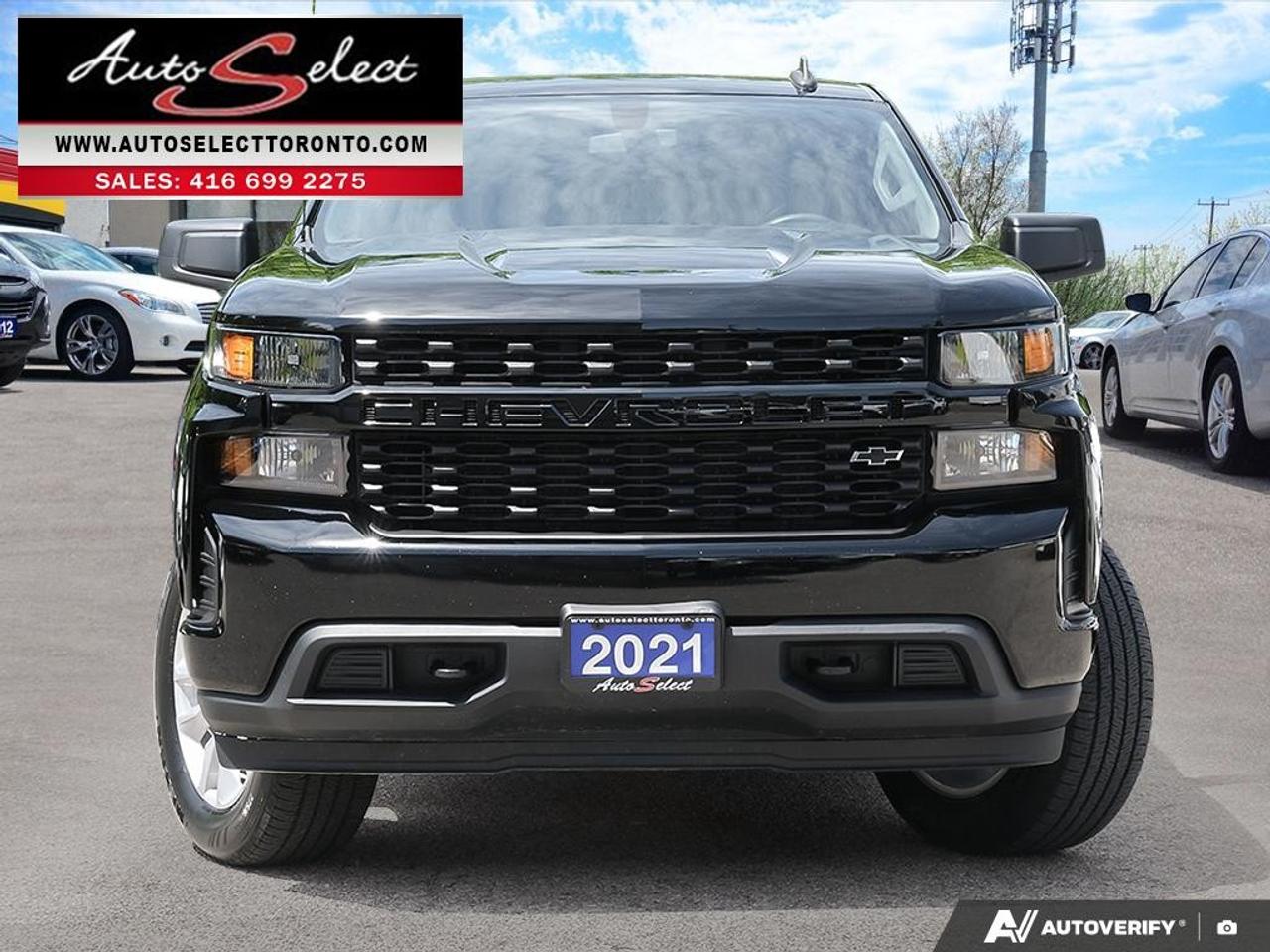 2021 Chevrolet Silverado 1500 Custom 4X4 **5.3L V8** Apple Carplay - Clean Carfax Photo