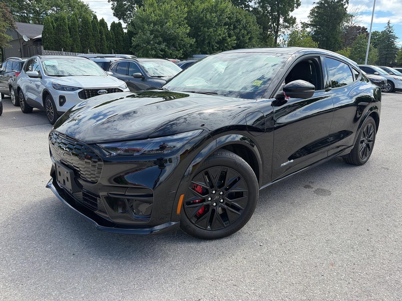 <p>Experience the future of driving with this stunning used 2025 Ford Mustang Mach-E Premium AWD, now available at Winegard Ford. This all-electric SUV crossover seamlessly blends exhilarating performance with cutting-edge technology, offering a driving experience thats both thrilling and responsible. With only 20,437 kilometers on the odometer, this Mach-E is ready to electrify your daily commute and weekend adventures. Its sleek design, advanced all-wheel-drive system, and premium features make it a standout choice for those seeking innovation and style.</p><p>&nbsp;</p><p>Step inside and discover a cabin designed for comfort and convenience. The Mach-E Premium AWD boasts a sophisticated interior, packed with features that enhance every journey. From the intuitive infotainment system to the premium sound, every detail has been meticulously crafted. This electric powerhouse delivers instant torque and a smooth, quiet ride, making it a joy to drive in any condition. At Winegard Ford, were proud to offer this exceptional vehicle that represents the pinnacle of Fords electric innovation.</p><p>&nbsp;</p><p>Here are five of the most exciting features of this 2025 Ford Mustang Mach-E Premium AWD:</p><p><br><br></p><ul><li><strong>All-Wheel Drive Capability:</strong> Conquer any road condition with confidence thanks to the intelligent All-Wheel Drive system, providing superior traction and handling for a truly dynamic driving experience.</li></ul><p>&nbsp;</p><ul><li><strong>B&O Sound System by Bang & Olufsen:</strong> Immerse yourself in unparalleled audio quality with the premium 10-speaker B&O sound system, turning every drive into a concert hall experience.</li></ul><p>&nbsp;</p><ul><li><strong>Aerial View Camera System & Parking Sensors:</strong> Navigate tight spaces with ease and precision. The advanced Aerial View Camera System, combined with front and rear parking sensors, offers a comprehensive view of your surroundings.</li></ul><p>&nbsp;</p><ul><li><strong>BLIS (Blind Spot Information System) with Reverse Brake Assist:</strong> Drive with enhanced safety and awareness. BLIS helps you monitor your blind spots, while Reverse Brake Assist provides an extra layer of protection when backing up.</li></ul><p>&nbsp;</p><ul><li><strong>Connected Navigation with Real-Time Traffic:</strong> Stay on the fastest route and avoid delays with the integrated navigation system that provides real-time traffic updates, ensuring you reach your destination efficiently.</li></ul><p><br><br></p><p><strong><em>Powered by AutoIntelligence&trade;</em></strong></p><p>&nbsp;</p><p>Vehicle information has been generated using artificial intelligence and is provided for informational purposes only. While efforts are made to ensure accuracy, please confirm all details directly with the dealer.</p><p>&nbsp;</p>
