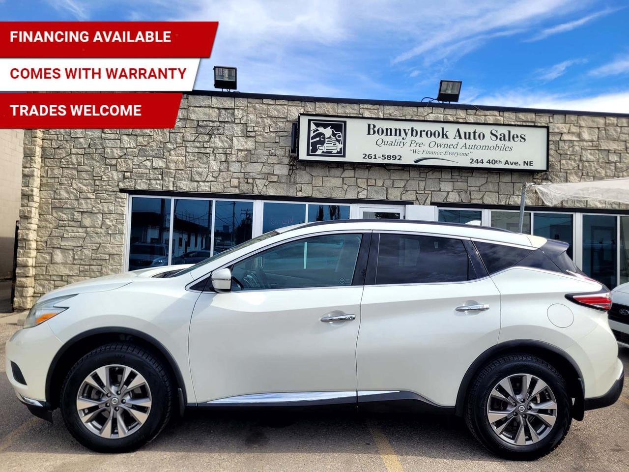 Used 2017 Nissan Murano FWD 4dr S/Navigation/Car starter/Back up camera for sale in Calgary, AB