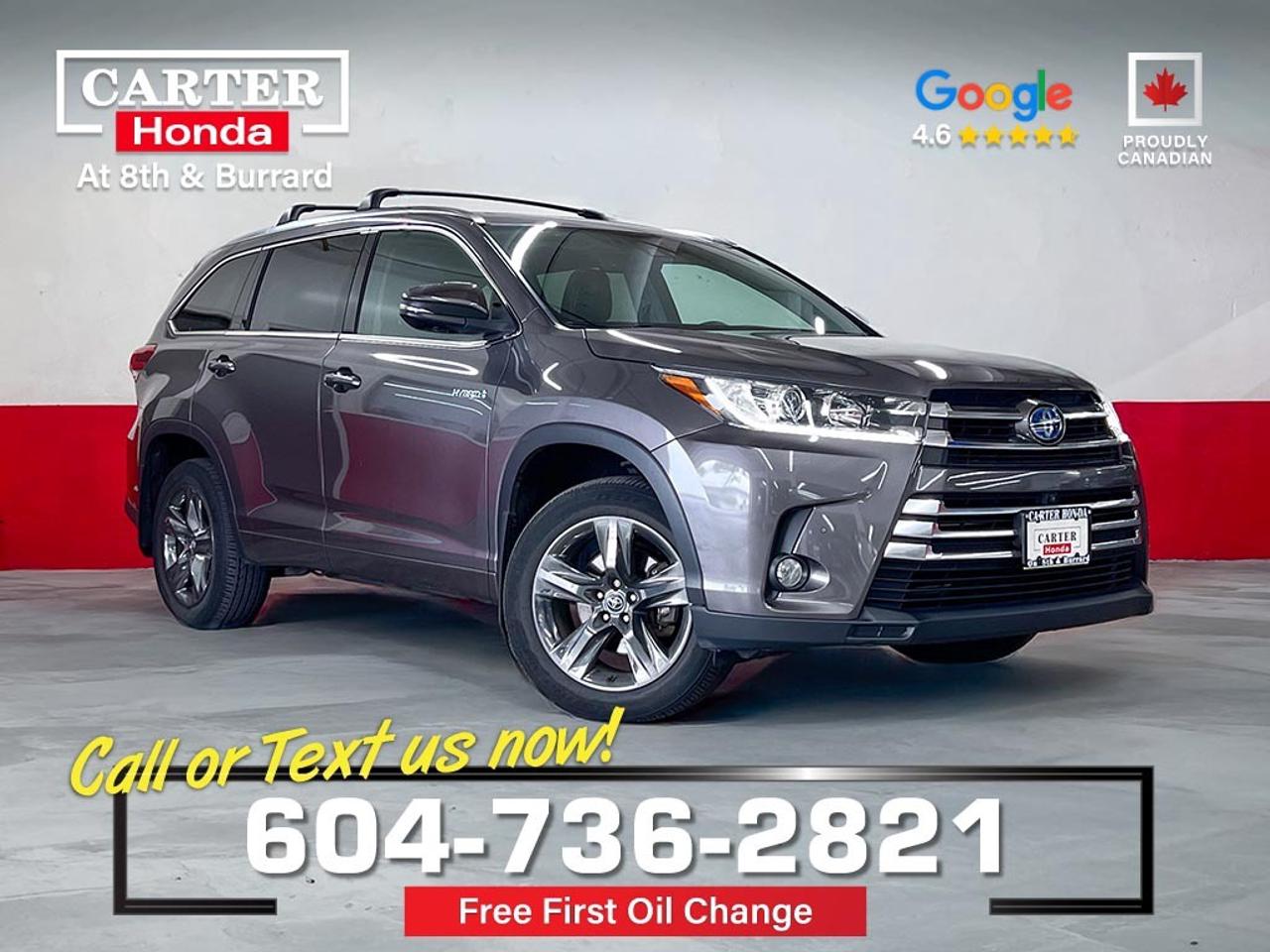 Used 2017 Toyota Highlander HYBRID Limited AWD | 7-Passenger Seating/JBL Spkrs for sale in Vancouver, BC