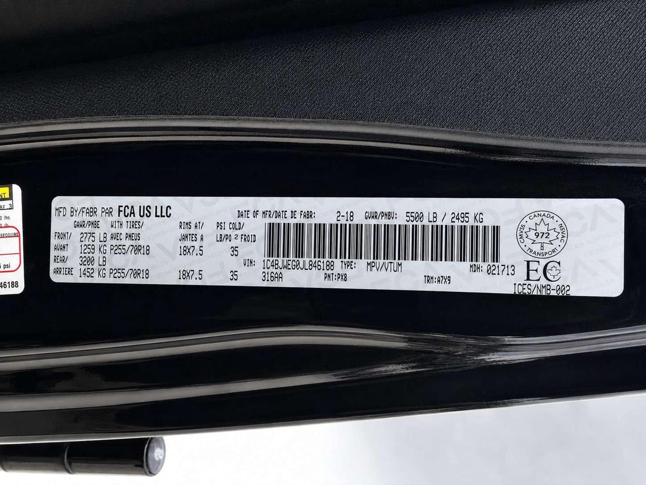 2018 Jeep Wrangler Sahara JK 4 Door V6 | AS IS | 4X4 Photo