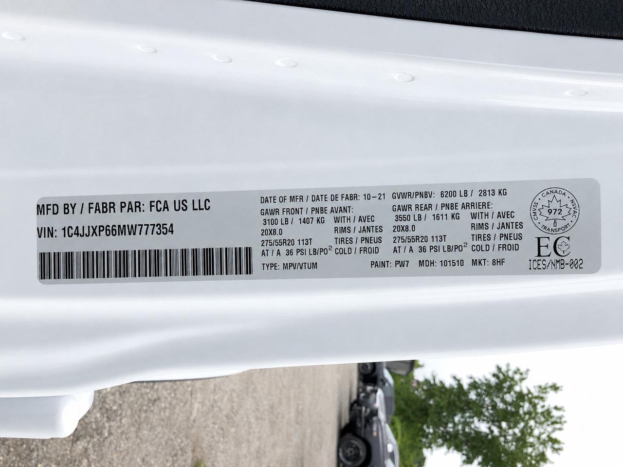 2021 Jeep Wrangler 4xe Sahara PHEV | SkyTop | Adv Safety Group | 4X4 Photo