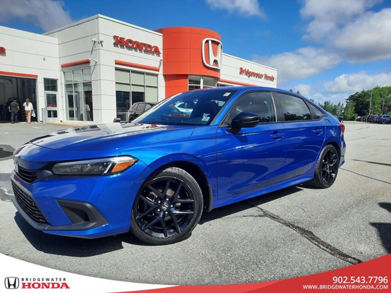 Blue 2022 Honda Civic SportFresh MVI Shop with confidence knowing this vehicle has been thoroughly inspected and serviced.This vehicel has a Honda Extended Warranty until 200,000kmEvery vehicle includes:Current Motor Vehicle Inspection (MVI)Fresh Oil & Filter ChangeProfessional Interior & Exterior DetailComplimentary CARFAX Vehicle History ReportWarranty Upgrade Options AvailableFlexible Financing SolutionsAll Trade-Ins WelcomeWe Want Your Car!Thinking about trading or selling?We want your vehicle and buy all makes and models. Whether youre upgrading, downsizing, or simply looking to sell, well offer a competitive value and make the process quick and easy.Contact us today for a free appraisal!With over 700 customers helped each year, our team is committed to providing a transparent, stress-free buying experience from start to finish.Quality vehicles, competitive financing, and a team thats here to help every step of the way.Your next vehicle is waiting lets find the right one for you today.