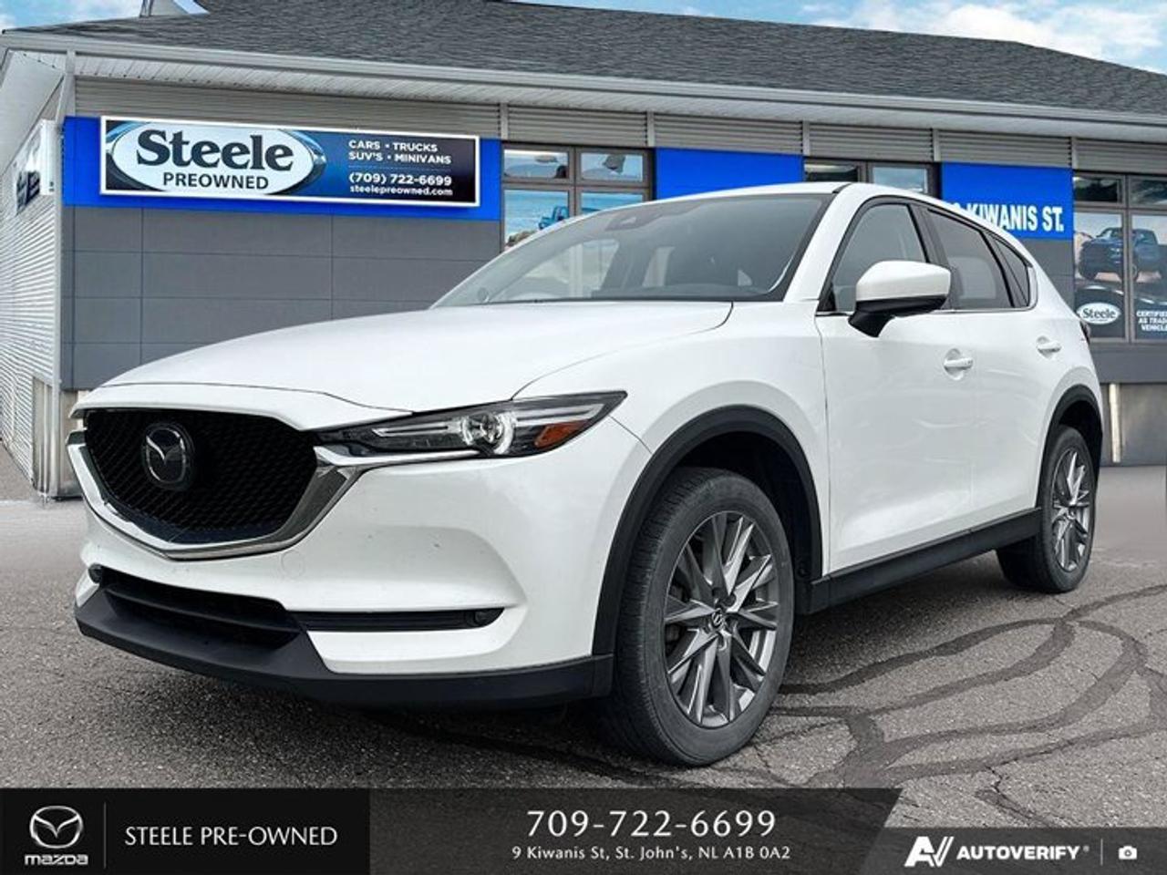 This Used 2021 Mazda CX-5 GT is a top-of-the-line SUV that offers both luxury and performance. With an odometer reading of 98,305 kilometers, this vehicle has been well-maintained and is ready for its next owner. The gasoline engine is a Regular Unleaded I-4 2.5 L/152, providing excellent fuel efficiency with a city KM/L of 10 and a highway KM/L of 8. One of the standout features of this Mazda CX-5 GT is the heated/ventilated front seats, offering ultimate comfort in any weather condition. The drivers seat also includes 10-way power adjustment with lumbar support and memory settings, while the front passenger seat has 6-way power adjustment with height adjustment. This SUV also comes equipped with all-wheel drive and a smooth-shifting 6-speed automatic transmission with overdrive, ensuring a responsive and enjoyable driving experience. If youre in the market for a stylish and reliable SUV with impressive features, this Used 2021 Mazda CX-5 GT is definitely worth considering.