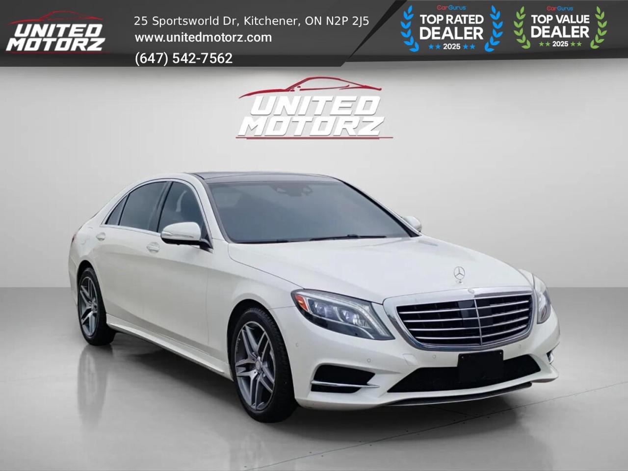 2014 Mercedes-Benz S-Class S550 4MATIC 4.7L BITURBO V8 ~CERTIFIED~ NO ACCIDEN Photo2
