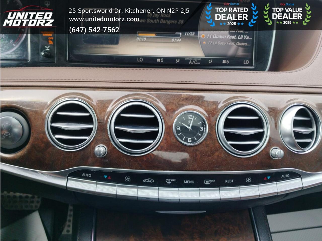 2014 Mercedes-Benz S-Class S550 4MATIC 4.7L BITURBO V8 ~CERTIFIED~ NO ACCIDEN Photo