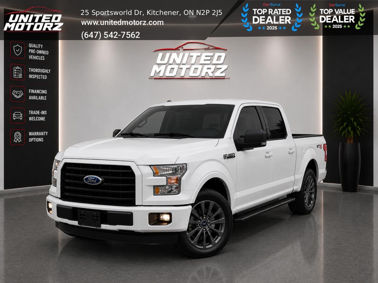 2016 Ford F-150 XLT 2WD SUPER CREW 5L V8 ~SAFETY CERTIFIED~ NO ACC Photo0