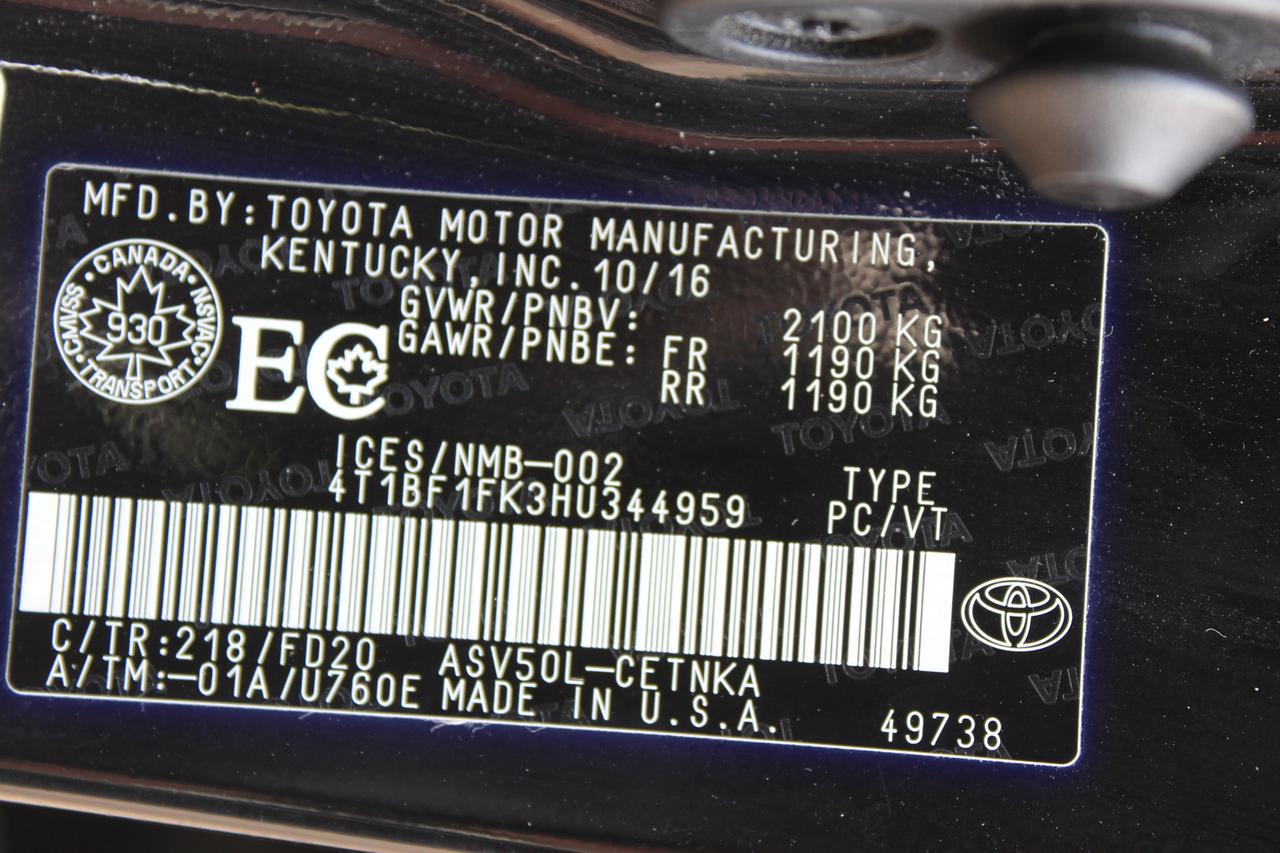 2017 Toyota Camry LE Photo