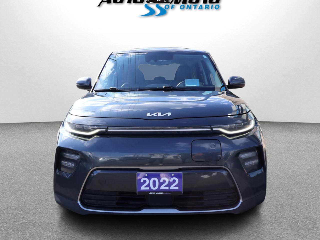 2022 Kia Soul EV LIMITED CERTIFIED *1 OWNER*ACCIDENT FREE*KIA MAINTAIN* CAMERA NAV BLUETOOTH LEATHER HEATED SEATS SUNROOF CRUISE ALLOYS Photo