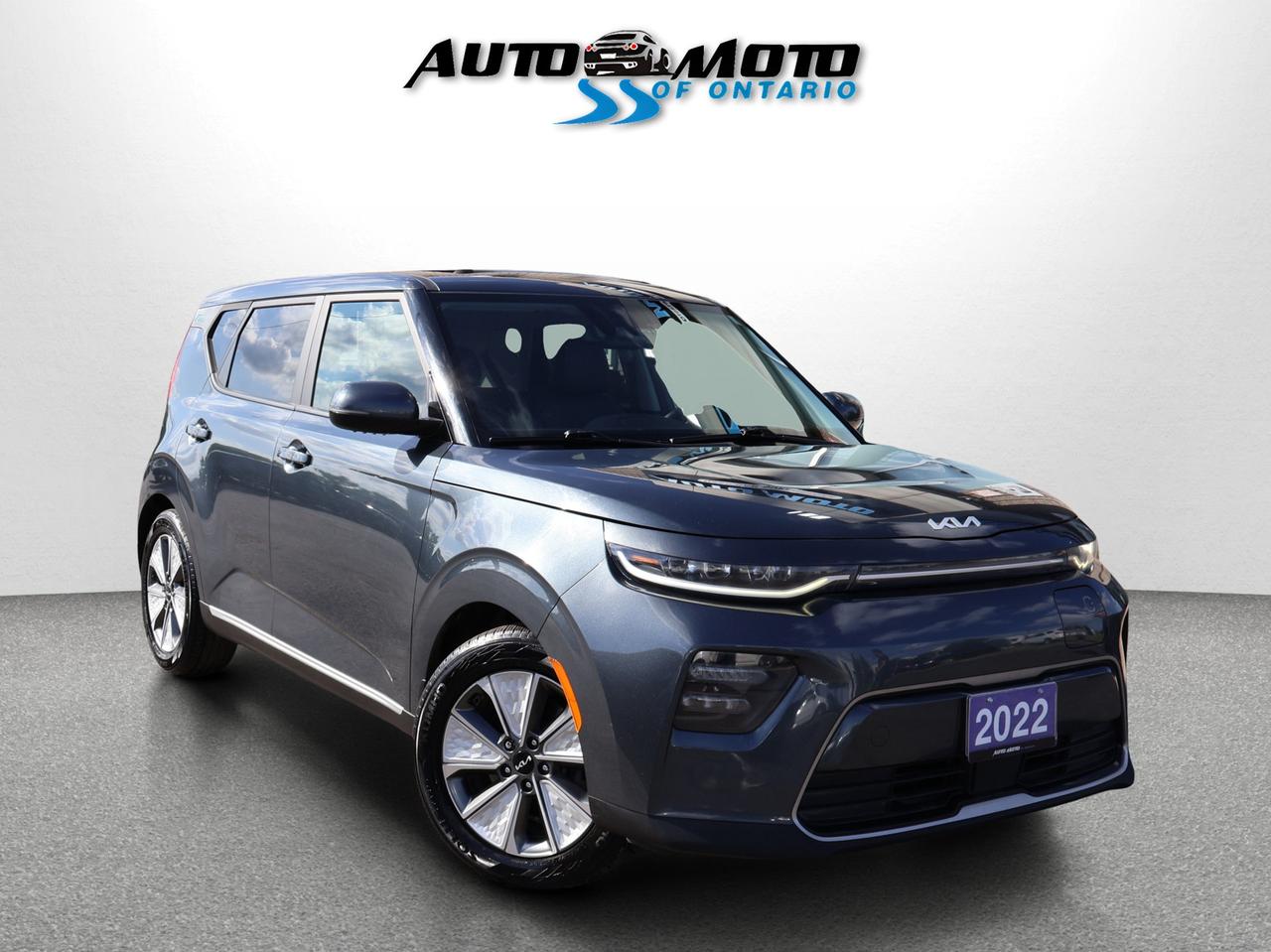 2022 Kia Soul EV LIMITED CERTIFIED *1 OWNER*ACCIDENT FREE*KIA MAINTAIN* CAMERA NAV BLUETOOTH LEATHER HEATED SEATS SUNROOF CRUISE ALLOYS Photo0