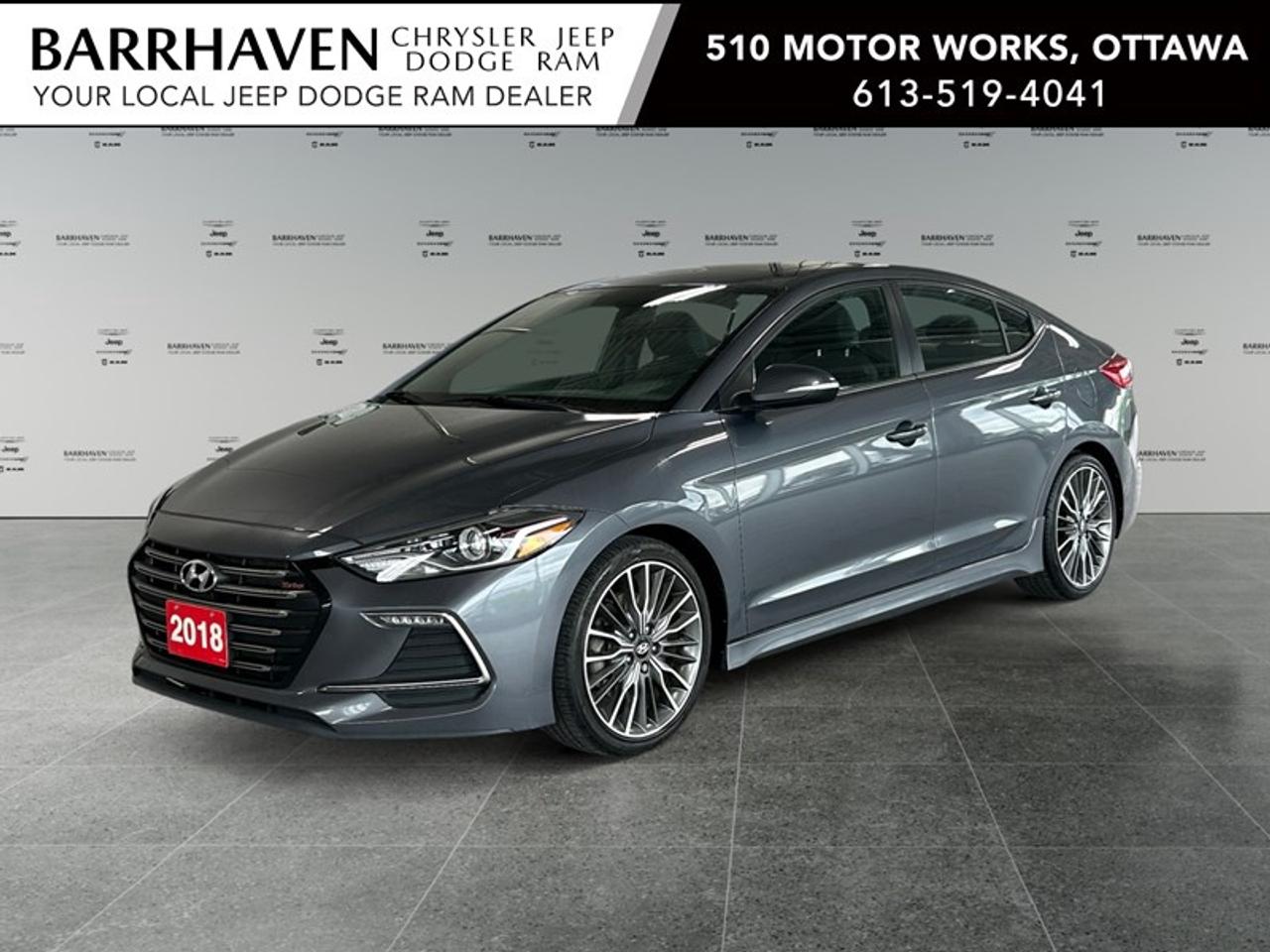 Used 2018 Hyundai Elantra Sport | 6-Speed | Low KM's for sale in Ottawa, ON