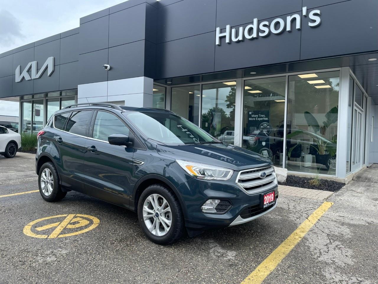 <p><strong>One Owner! </strong>This Escape features a 1.5L Ecoboost Engine, 6-Speed Automatic Transmission with Select Shift, Baltic Sea Green Metallic Exterior, Charcoal Black ActiveX Seats, Heated Front Seats, Remote Keyless Entry / Keypad, Remote Start, Auto Start/Stop, Rear Vision Camera, Reverse Sensing System, AdvanceTrac with Roll Stability Control, Leather Wrapped Steering Wheel with Mounted Audio Controls, Ford Pass Connect, Sync Voice Activated System with Touchscreen Navigation System, SiriusXM Equipped, Dual-zone Air Conditioning, Power Liftgate, Dual Power Heated Outside Mirrors, Halogen Headlamps, Front Fog Lamps, Roof Rails, Engine Block Heater, Tire Pressure Monitor, 17" Wheels.</p><p><em>The Larry Hudson Group is a family run automotive organization that has enjoyed growth for over 42 years of business. We have a great selection of new inventory and what we feel are the best reconditioned used cars in Ontario. Hudsons NEED your trade. We can offer you top market value for your current vehicle. Please come and partake in a great buying experience with the Larry Hudson Group in Listowel. FREE CarFax report available with every used vehicle!</em></p>