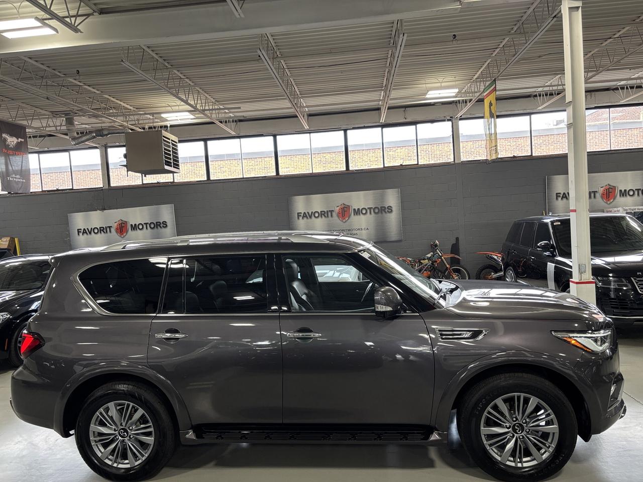 2024 Infiniti QX80 LUXE|V8|AWD|7PASS|NAV|BOSE|360CAM|LEATHER|SUNROOF| Photo