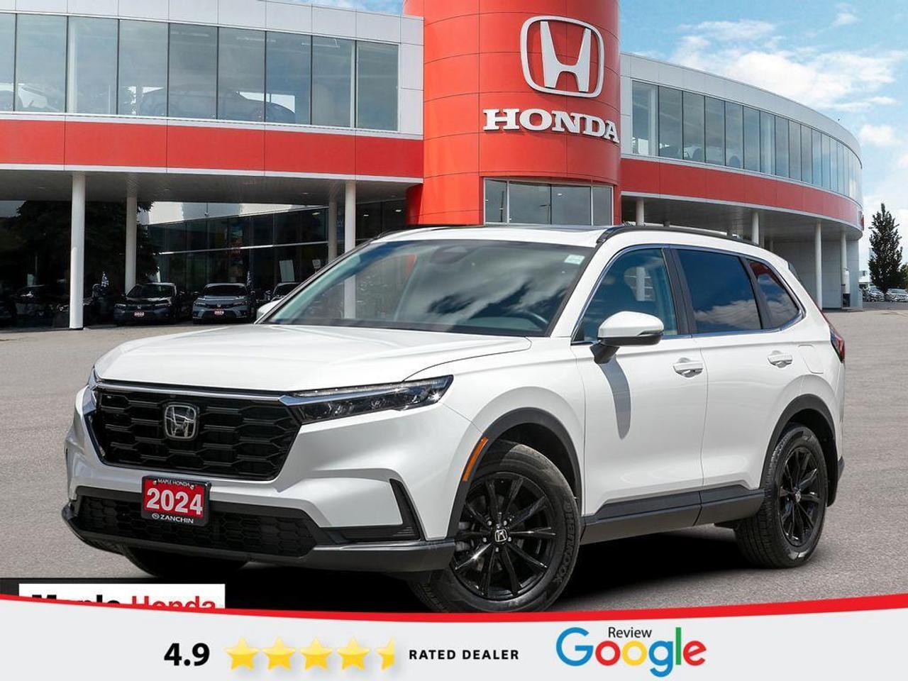 Recent Arrival! 2024 Honda CR-V Sport Sunroof| Heated Seats| Auto Start| Honda Sensing|

AWD CVT 1.5L I4 Turbocharged DOHC 16V LEV3-ULEV50 190hp

Certified.

Certification Program Details: * 7 year / 160,000 km Power Train Warranty whichever comes first. This is an additional 2 year/60,000 kms beyond the original factory Power Train warranty. Honda Certified Used Vehicles also have the option to upgrade to a Honda Plus Extended Warranty * Vehicle history report. Access to My Honda * Multipoint Inspection * 24 hours/day, 7 days/week * 7 day/1,000 km exchange privilege whichever comes first * Exclusive finance rates on Certified Pre-Owned Honda models AWD CVT

Why Buy from Maple Honda? REVIEWS: Why buy an used car from Maple Honda? Our reviews will answer the question for you. We have over 2,500 Google reviews and have an average score of 4.9 out of a possible 5. Who better to trust when buying an used car than the people who have already done so? DEPENDABLE DEALER: The Zanchin Group of companies has been providing new and used vehicles in Vaughan for over 40 years. Since 1973 our standards of excellent service and customer care has enabled us to grow to over 34 stores in the Great Toronto area and beyond. Still family owned and still providing exceptional customer care. WARRANTY / PROTECTION: Buying an used vehicle from Maple Honda is always a safe and sound investment. We know you want to be confident in your choice and we want you to be fully satisfied. Thats why ALL our used vehicles come with our limited warranty peace of mind package included in the price. No questions, no discussion - 30 days safety related items only. From the day you pick up your new car you can rest assured that we have you covered. TRADE-INS: We want your trade! Looking for the best price for your car? Our trade-in process is simple, quick and easy. You get the best price for your car with a transparent, market-leading value within a few minutes whether you are buying a new one from us or not. Our Used Sales Department is ALWAYS in need of fresh vehicles. Selling your car? Contact us for a value that will make you happy and get paid the same day. Https:/www.maplehonda.com.

Easy to buy, easy for servicing. You can find us in the Maple Auto Mall on Jane Street north of Rutherford. We are close both Canadas Wonderland and Vaughan Mills shopping centre. Easy to call in while you are shopping or visiting Wonderland, Maple Honda provides used Honda cars and trucks to buyers all over the GTA including, Toronto, Scarborough, Vaughan, Markham, and Richmond Hill. Our low used car prices attract buyers from as far away as Oshawa, Pickering, Ajax, Whitby and even the Mississauga and Oakville areas of Ontario. We have provided amazing customer service to Honda vehicle owners for over 40 years. As part of the Zanchin Auto group we offer dependable service and excellent customer care. We are here for you and your Honda.